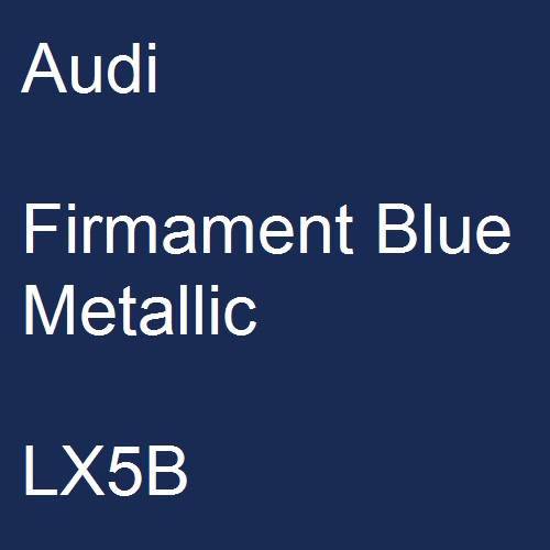 Audi, Firmament Blue Metallic, LX5B.